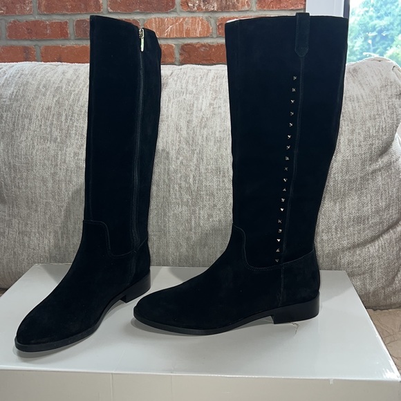 NWT Marc Fisher Black Suede Boots - Picture 2 of 10